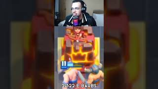 BARBAROS DE ELITE DE 2016 VS ATUAL CLASH ROYALE [upl. by Retla]