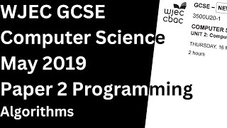 Pass the Exam with the Algorithm Walkthrough from 2023 Unit 2 GCSE Computer Science [upl. by Nyrual4]