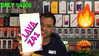 Lava Z41 Unboxing 🔥First Impressions🔥 in Hindi [upl. by Enomys]