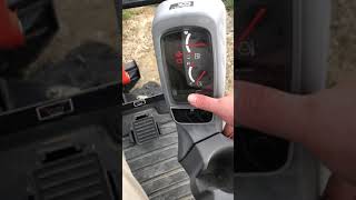 Kubota KX018 How to set the clock [upl. by Annoek]