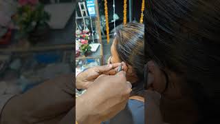 Helix piercing hemak helix indian piercing style [upl. by Nywnorb]