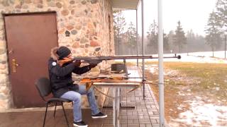 PTRS41 AT Rifle shooting [upl. by Nnayt]