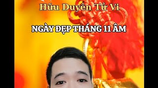 Ngày đẹp trong tháng 11 âm lịch 2024 [upl. by Odlonyer]