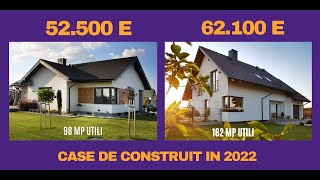 Case construibile cu 5060 k euro Proiecte reusite 2022 [upl. by Redneval]