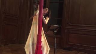 Lavinia Meijer Tomorrows Song Ólafur Arnalds Harp Paris 2017 [upl. by Enaxor48]