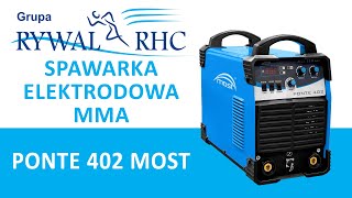 Spawarka elektrodowa  prostownik MMA PONTE 402 MOST spawanie elektrodą  spawanie w terenie [upl. by Anaibib]