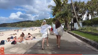 4k Main Beach amp Street Walk  Noosa Heads  Sunshine Coast  QLD  Australia [upl. by Sirmons]