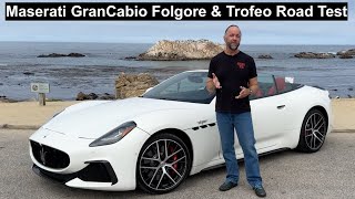 2024 Maserati GranCabrio Road Test [upl. by Nossyla]