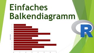 Balkendiagramm in R erstellen  Daten visualisieren in R 08 [upl. by Tish]