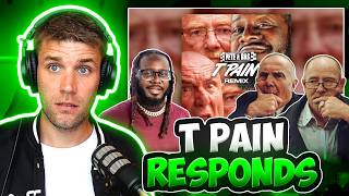 T PAIN CAN RAP RAP  Rapper Reacts to Pete amp Bas  T Pain Remix ft T Pain FIRST REACTION [upl. by Falconer]