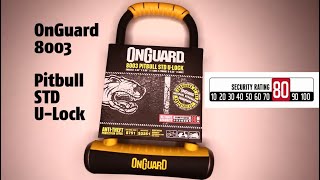 U lock Onguard 8003 para bicicletas [upl. by Rodman]