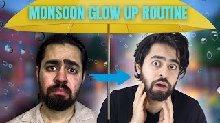 Clear skin in Monsoon  Monsoon Skincare routine  Glow up routine [upl. by Naveb]