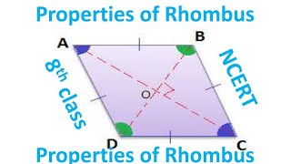 Properties of Rhombus what are the properties of RhombusRhombus [upl. by Barstow955]