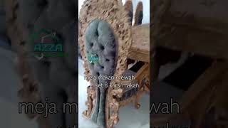 Meja makan mewah azzafurniture interior viralvideo [upl. by Neryt]