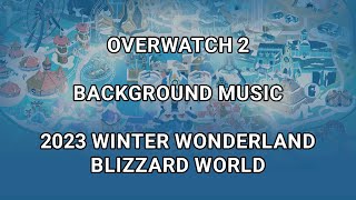 Overwatch 2 Background Music 2023 Winter Wonderland Blizzard World Season 8 OW2 [upl. by Nilatak560]