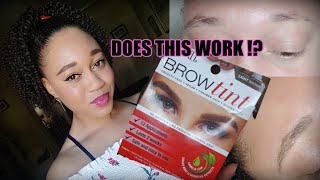 ARDELL Brow Tint Review  Light Brown  EuniyceMari [upl. by Georglana231]