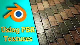 How to use PBR Textures in Blender 30 Cycles and Eevee [upl. by Nezam]