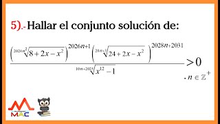 INECUACIONES MIXTAS  EJERCICIO 5  CÁLCULO I [upl. by Gilges795]