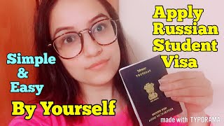 HOW TO APPLY RUSSIAN STUDENT VISA DIRECTLY [upl. by Vezza429]