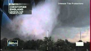 CNN Deadly Tuscaloosa tornado caught on tape [upl. by Whitehouse]