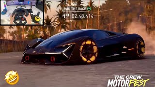 Lamborghini Terzo Millennio  The Crew Motorfest Story Gameplay Steering Wheels Logitech G29 [upl. by Anelle]