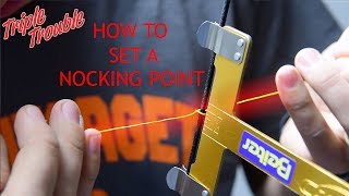 Archery  HOW TO SET a NOCKING POINT Tuning 2 with STEVE WIJLER [upl. by Jonas]