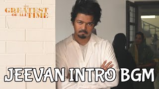 Goat  Jeevan Intro BGM  Thalapathy Vijay  Yuvan  Venkat Prabhu [upl. by Gillmore]