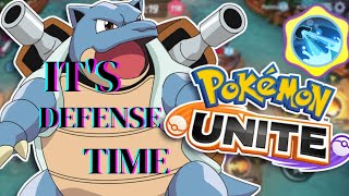 POKEMON UNITE BLASTOISE SURF BUILD  ITS DEFENSE TIME 🍀 [upl. by Ahsiket]