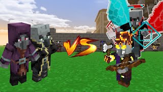 MC Dungeons Evoker amp Illusioner vs Reworked Magispeller amp Enhanced Spirtcaller [upl. by Johnnie397]