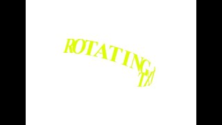 Rotating Text  HTML CSS [upl. by Eillom619]