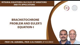 Brachistochrone problem and Eulers equationI [upl. by Chansoo]