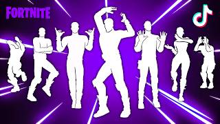 All Fortnite TikTok Dances With The Best Music [upl. by Anoval973]