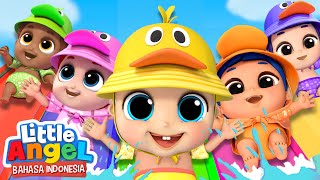 Kemanakah Lima Bebek Kecil🐥Kartun Anak  Little Angel Bahasa Indonesia [upl. by Htial]