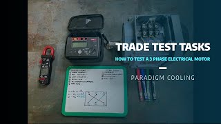 Refrigeration Trade Test Tasks  Testing a 3 phase electrical motor [upl. by Yusem]