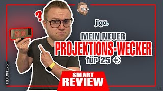 MEIN 25€ LED PROJEKTIONSWECKER  REVIEW  quotFELFLOFELcomquot [upl. by Adur492]