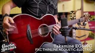 Takamine EG569C FXC Thinline AcousticElectric Guitar  Brad Davis [upl. by Surtimed564]