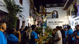 Procesión de los cristos semana santa en Taxco 2023 [upl. by Aidin]