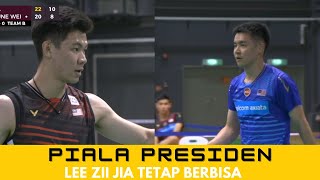 Piala Presiden Lee Zii Jia 20 Cheam Jun Wei  Astro Arena [upl. by Bocyaj]