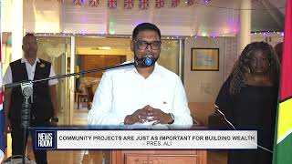 COMMUNITY PROJECTS ARE JUST AS IMPORTANT FOR BUILDING WEALTH – PRES ALI [upl. by Asim]