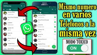 WhatsApp permite TENER una MISMA CUENTA en DOS Teléfonos a la VEZ [upl. by Llerdnam769]