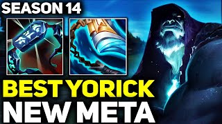 RANK 1 BEST YORICK NEW META JUNGLE GAMEPLAY  Season 14 League of Legends [upl. by Aneerol]