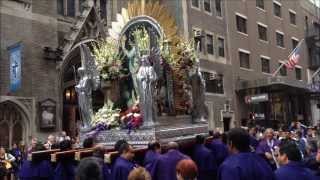 PROCESSION OF THE LORD OF MIRACLES 2013  PROCESION DEL SENOR DE LOS MILAGROS 2013 NUEVA YORK [upl. by Emery665]