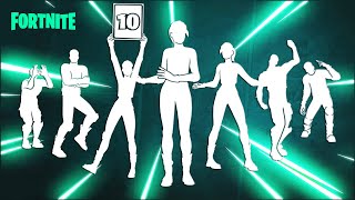 Top 25 Fortnite Dances With The Best Music [upl. by Flori]