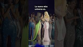 La nueva miss universo esMomento de la coronacion miss universo 2024 👸 missuniverse missuniverso [upl. by Maryly]