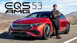 2022 EQS 53 AMG Driven Speed Range and Sound [upl. by Blancha42]