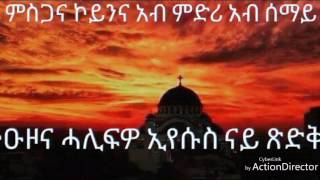 Zemarit Trhas GEgziabhere tigirgna mezmur lyrics [upl. by Tsai238]