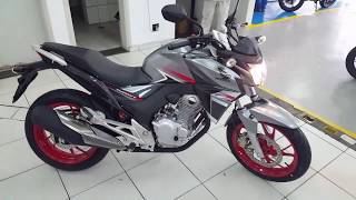 CB Twister 250 Prata 2018 [upl. by Ahsinrev]