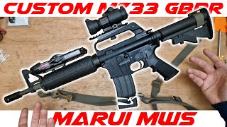 Custom M733 Tokyo Marui MWS GBBR [upl. by Chance592]