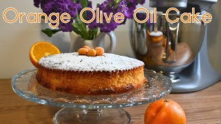 Orange Cake  The Most Delicious Moist Orange Olive Oil Cake [upl. by Louisette]