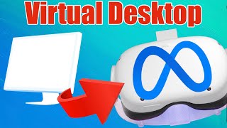 Virtual Desktop Tutorial deutsch  SteamVR Games auf Meta Quest 2  Virtual Desktop Oculus Quest 2 [upl. by Rebecca18]